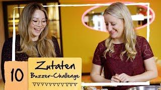 Isabella und Mamiseelen kochen ohne Messer | 10 Zutaten Buzzer Challenge