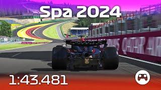 F1 2024 Spa | 1:43.481 | VRC Formula Alpha 2024 CSP v1.0 | Assetto Corsa | Hotlap + Setup