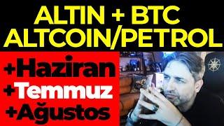 2022 Mayıs + Haziran + Temmuz + Ağustos Özet Altın + BTC + AltCoin + Petrol Astro Trading Yorumu.