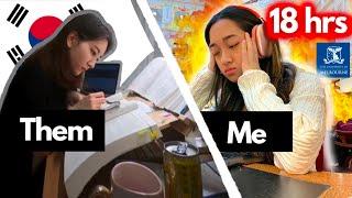 18 hours studying?? Trying KOREAN high school students 18 hour study routine  (help)
