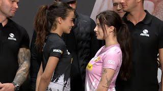 Lexy Chaplin vs. Agata "Fagata" Fąk - Weigh-in Face-Off - (HIGH League 2)