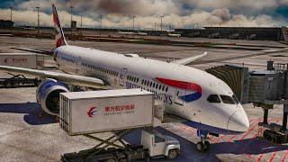 FULL FLIGHT: London - Shanghai. British Airways Boeing 787-9. MSFS 2020.  Vatsim ATC.