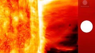 Giant coronal mass ejection on Sun captured by NASA