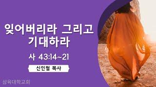 [안식일예배] 잊어버리라 그리고 기대하라(사 43:14~21) - 신인철 목사 - 2024.12.28.(안)