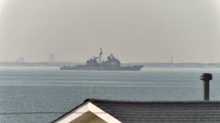 USS Gravely, USS Philippine Sea and S.S John W. Brown inbound on 7-14-2024