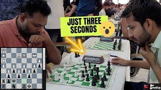 When the Grandmaster has just THREE seconds on the clock | GM Deepan vs IM Nubairshah Shaikh