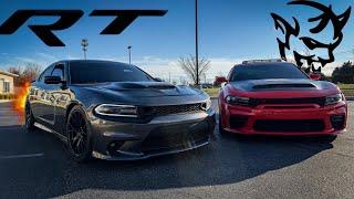 FLAME TUNED DODGE CHARGER RT POV DRIVE WITH 1 OF 1 DEMON CHARGER..(HIGHWAY CUT UP)