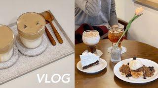 Cafe Vlog, Korean Cafe Tour, Seoul Cafe, Daily Life, Songdo, Garosu-gil