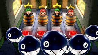 Mario Party Superstars - Lucky Minigames - Brother Mario and Luigi vs All Bosses (Master Difficulty)