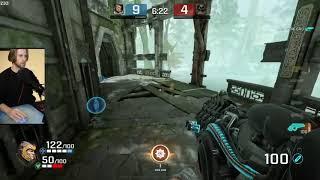 How To Win on Awoken & My First Nice Shot Ever in Quake Champions - Квейк Чемпионы
