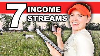 MY 7 INCOME STREAMS AS A SHEEP FARMER | Side Hustle Ideas Business Small Farming