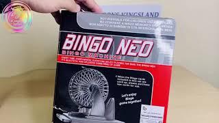 Igračke Kingsland Bingo Neo Bingo Machine Set Raspakiranje / Pregled