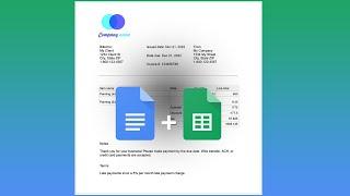 How to Create an Invoice Using Google Docs and Google Sheets