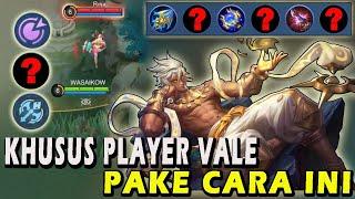 CARA MAIN VALE TERBARUBUILD EMBLEM DAN ITEM VALE TERSAKITGAMEPLAY VALE - MOBILE LEGENDS #mlbb