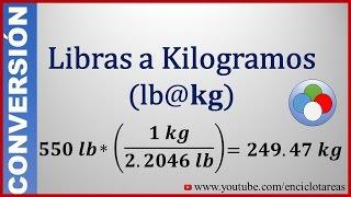 Convert from Pounds to Kilograms (lb to kg)