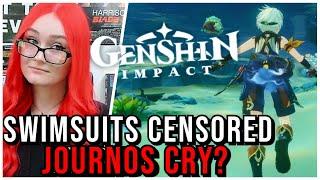 Genshin Impact Swim Suits CENSORED & Journo Whines About It For All The Wrong Reasons