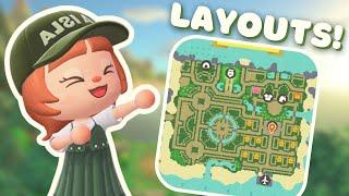 5 BRAND NEW Layout Ideas For Animal Crossing Islands