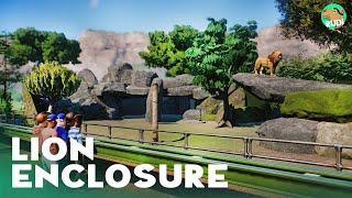 Lion Enclosure - Planet Zoo Lets Play Franchise Mode - Casa de la Tierra
