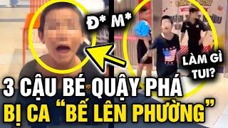 Xôn xao vụ việc 3 cậu bé QUẬY PHÁ tại Aeon Mall và phản ứng của gia đình GÂY PHẪN NỘ | Tin 3 Phút