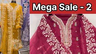 DHAMAKA YEAR END SALE  HEAVY DISCOUNTS || Pakistani suits @ Lowest price  Order +91 7675860627