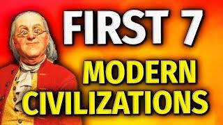 Civilization 7 - The First 7 MODERN AGE CIVS REVEALED!