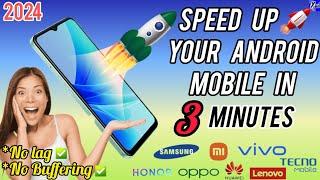 How to Speed Up Your Any Android Mobile Easy Way 2024  Step By Step [Eng-Sub]