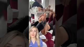 Doctor reacts: EXTREME foot shaving