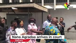 Nana Agradaa arrives in court