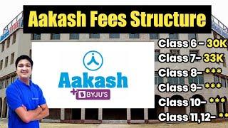 aakash fee structure । aakash fees for neet & jee । Classes 6,7,8,9,10,11,12 । 2023-2024 । Aakash ।।