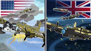 American VS British WWII Bombing Tactics - Which Was Better?