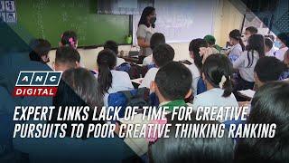 Expert links lack of time for creative pursuits to poor Creative Thinking ranking