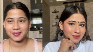 Festive Makeup Look  Smokey Eye Makeup | Sanyaa sahu | #makeuptutorial #viral