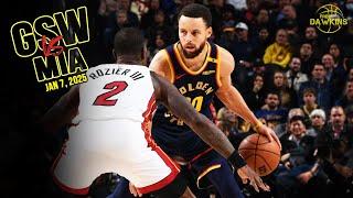 Golden State Warriors Full Team Highlights vs Heat | Jan 7, 2025  | FreeDawkins