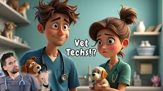 El técnico veterinario o enfermera.