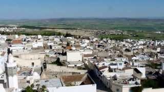 Overview of El Kef, Tunisia