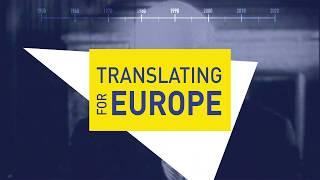 Translating for Europe (70 years of the Schuman Declaration)