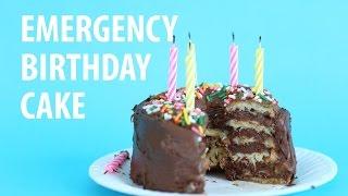 Emergency Birthday Cake