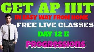 AP IIIT  2020 online Class |AP IIIT  2020 Live Class / Online NTSE Coaching / Day-12E MATHS