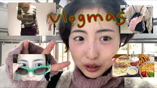 VLOGMAS #블로그마스 01 느루 새옷 장만하고 나도 뭘 계속 사고 합정도 놀러갔다가 에즈온도 다녀오고 곱창전골도 먹고 두루치기도 먹고 외출 많이 한 일상 브이로그