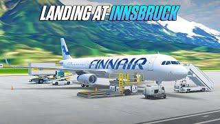 Flying from London To Innsbruck : Challenging approach : Infinite flight