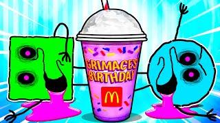 WE TRY THE GRIMACE SHAKE  FROM McDONALD'S!!