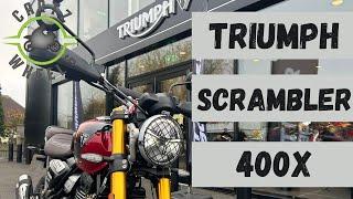 Triumph scrambler 400 x  | Test ride | First impressions |
