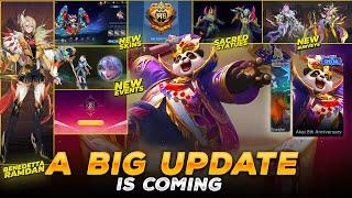 A BIG UPDATE IS COMING | AKAI FREE SKIN | LOLITA NEW SKIN | SABER AND LANCELOT NEW ENERGY BAR & MORE