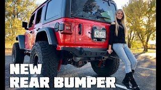 We FINALLY Get a New Rear Bumper for Our Jeep Wrangler JLU Rubicon!