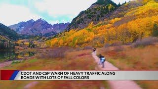 Busiest roads for fall leaf viewing in Colorado