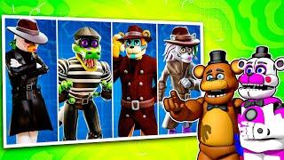NEW FNAF SECURITY BREACH SKINS! REACT with Freddy and Funtime Freddy
