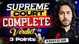 Supreme Court Final Verdict on Re-NEET in 3 points | No Re-NEET Confirmed | NEET 2024 Latest Update