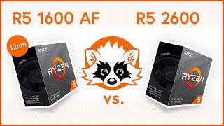 AMD R5 1600 AF vs. AMD R5 2600 comparison - Whoa! The Ryzen 5 1600 AF is almost a Ryzen 5 2600! 