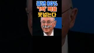 중년 80% '1억' 벽을 못넘는다 #투자실패 #재테크 #재정관리 #손실회피 #투자습관 #심리적장애 #은퇴 #소비절제 #재정자립 #찰리멍거 #투자멘탈 #부자 #돈버는시스템 #버핏