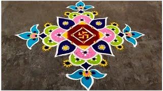 Margazhi Matham Special Rangoli Design / 2025 New Year Rangoli / Sashti Pooja / Kolam / Easy Mugulu